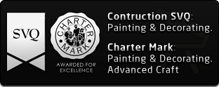 Creditation - SVQ and Charter Mark - Painting and decorating Advanced Craft